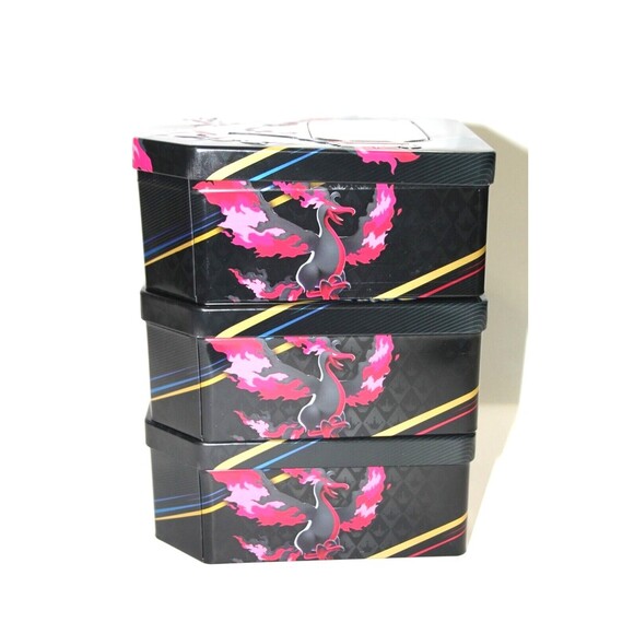 Pokemon Crown Zenith Collection Tin Zapdos Moltres Articuno Empty No Cards Lot 3 - Picture 3 of 8